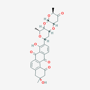 molecular formula C31H30O10 B1263089 Moromycin B 