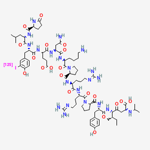molecular formula C78H120IN21O20 B1263091 Neurotensin, iodo-tyr(3)- CAS No. 88096-15-5