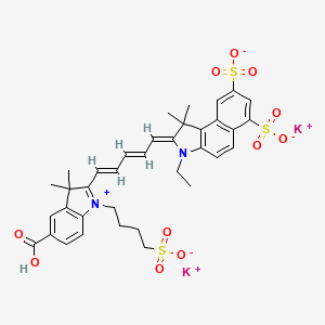 molecular formula C36H38K2N2O11S3 B1263099 NIR-2 dye 