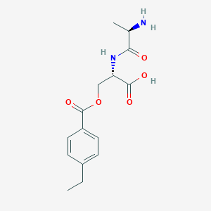 molecular formula C15H20N2O5 B12630990 D-Alanyl-O-(4-ethylbenzoyl)-L-serine CAS No. 921933-80-4