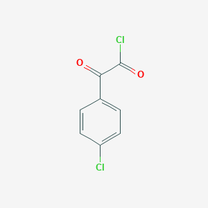 molecular formula C8H4Cl2O2 B012631 (4-Chlorophenyl)(oxo)acetyl chloride CAS No. 104132-79-8