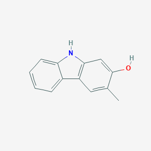 molecular formula C13H11NO B126310 3-methyl-9H-carbazol-2-ol CAS No. 24224-30-4