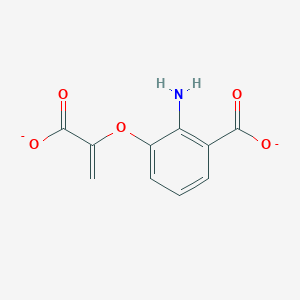 molecular formula C10H7NO5-2 B1263100 3-(1-Carboxylatovinyloxy)anthranilate 