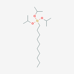molecular formula C19H42O3Si B12631002 Decyltris[(propan-2-yl)oxy]silane CAS No. 921605-16-5