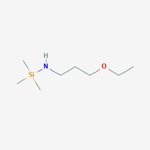 molecular formula C8H21NOSi B12631003 N-(3-Ethoxypropyl)-1,1,1-trimethylsilanamine CAS No. 920033-57-4