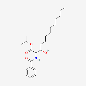 molecular formula C23H37NO4 B12631007 Propan-2-yl 2-benzamido-3-hydroxytridecanoate CAS No. 921938-70-7