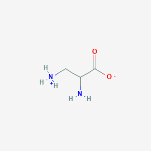 molecular formula C3H8N2O2 B1263102 2-Amino-3-ammoniopropanoate 