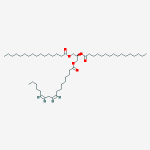 molecular formula C53H98O6 B1263103 TG(16:0/16:0/18:2(9Z,12Z))[iso3] 