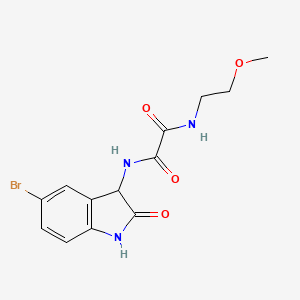 molecular formula C13H14BrN3O4 B12631142 C13H14BrN3O4 