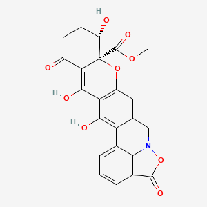 molecular formula C23H17NO9 B1263116 Parnafungin A1 