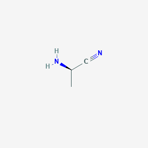 molecular formula C3H6N2 B1263119 (R)-alpha-aminopropionitrile 