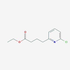 molecular formula C11H14ClNO2 B12631200 Ethyl 4-(6-chloropyridin-2-yl)butanoate 