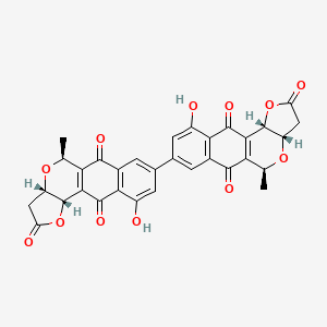 molecular formula C32H22O12 B1263121 Crisamicin A CAS No. 95828-47-0