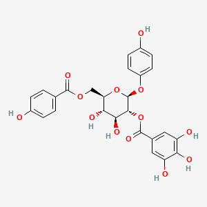 molecular formula C26H24O13 B1263125 hyemaloside B 