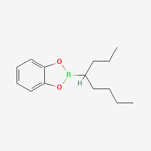 molecular formula C14H21BO2 B12631264 2-(Octan-4-yl)-2H-1,3,2-benzodioxaborole CAS No. 918897-53-7
