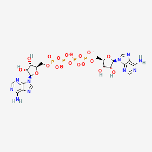 molecular formula C20H24N10O19P4-4 B1263132 P1,P4-双(5'-腺苷基)四磷酸 