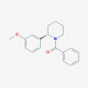molecular formula C19H21NO2 B12631333 [(2S)-2-(3-Methoxyphenyl)piperidin-1-yl](phenyl)methanone CAS No. 920512-85-2