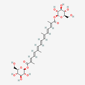 molecular formula C32H44O14 B1263134 Crocin IV (Standard) CAS No. 57710-64-2