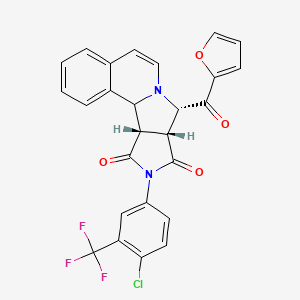 molecular formula C26H16ClF3N2O4 B12631343 C26H16ClF3N2O4 