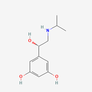 molecular formula C11H17NO3 B1263136 (S)-orciprenaline CAS No. 155418-87-4
