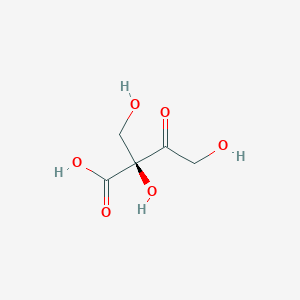 molecular formula C5H8O6 B12631369 (2S)-2,4-dihydroxy-2-(hydroxymethyl)-3-oxobutanoic acid CAS No. 918950-38-6