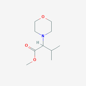 molecular formula C10H19NO3 B12631429 Methyl 3-methyl-2-morpholin-4-ylbutanoate 