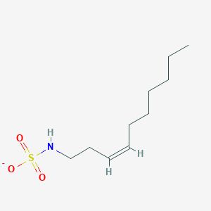 molecular formula C10H20NO3S- B1263145 (3Z)-dec-3-en-1-ylsulfamate 
