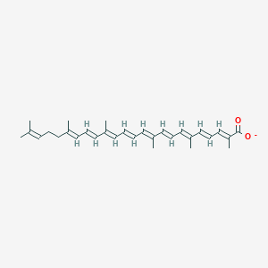 molecular formula C30H39O2- B1263156 4,4'-Diaponeurosporenoate 
