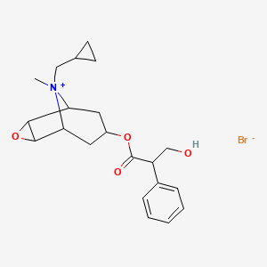 molecular formula C21H28BrNO4 B1263159 Cimetropium Bromide 