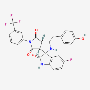 molecular formula C27H19F4N3O4 B12631602 C27H19F4N3O4 