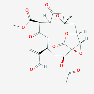 molecular formula C23H26O11 B1263171 Bipinnatin Q 