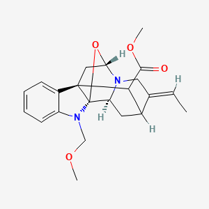 molecular formula C22H26N2O4 B12631715 N1-Methoxymethyl picrinine 