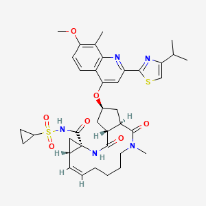 molecular formula C38H47N5O7S2 B1263172 西米普韦 CAS No. 923604-59-5