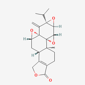 molecular formula C21H24O5 B1263179 14-Deoxy-14-methylenetriptolide 