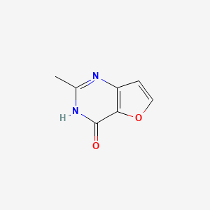 molecular formula C7H6N2O2 B12631795 2-Methyl furo[3,2-d]pyrimidin-4-ol 