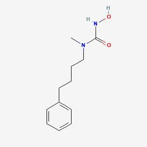 molecular formula C12H18N2O2 B12631878 N'-Hydroxy-N-methyl-N-(4-phenylbutyl)urea CAS No. 919996-59-1