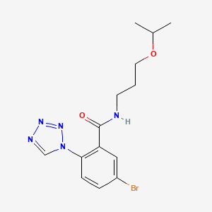 molecular formula C14H18BrN5O2 B12631912 C14H18BrN5O2 