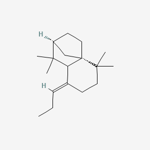 molecular formula C18H30 B1263195 5-Propylideneisolongifolane 