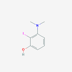 molecular formula C8H10INO B12632010 3-(Dimethylamino)-2-iodophenol 
