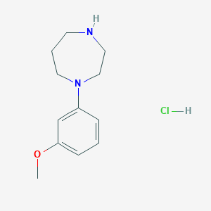 molecular formula C12H19ClN2O B12632034 1-(3-Methoxyphenyl)homopiperazine monohydrochloride 