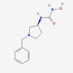 molecular formula C12H17N3O2 B12632069 N-[(3S)-1-Benzylpyrrolidin-3-yl]-N'-hydroxyurea CAS No. 919996-61-5