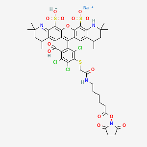 molecular formula C44H46Cl3N4NaO14S3 B1263210 Alexa Fluor 546 