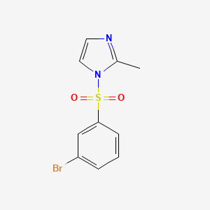 molecular formula C10H9BrN2O2S B12632119 1-(3-bromo-benzenesulfonyl)-2-methyl-1H-imidazole CAS No. 1056454-92-2