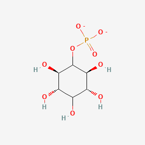 molecular formula C6H11O9P-2 B1263213 1D-myo-inositol 2-phosphate(2-) 