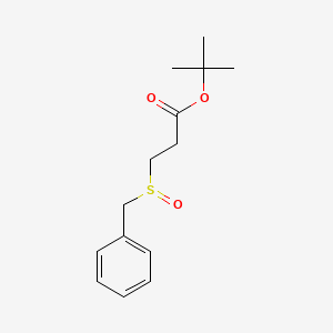 molecular formula C14H20O3S B12632193 tert-Butyl 3-(phenylmethanesulfinyl)propanoate CAS No. 921765-53-9