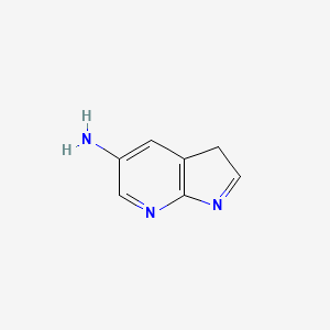 molecular formula C7H7N3 B12632245 3H-Pyrrolo[2,3-b]pyridin-5-amine 
