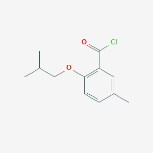 molecular formula C12H15ClO2 B12632343 2-iso-Butoxy-5-methylbenzoyl chloride 