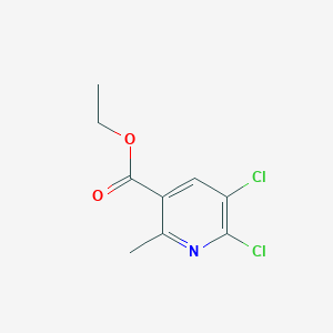 molecular formula C9H9Cl2NO2 B12632459 Ethyl 5,6-dichloro-2-methylnicotinate CAS No. 919354-65-7