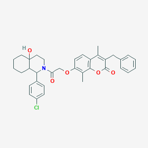 molecular formula C35H36ClNO5 B12632463 C35H36ClNO5 