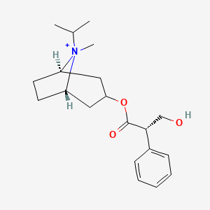 molecular formula C20H30NO3+ B1263248 (8S)-Ipratropium 